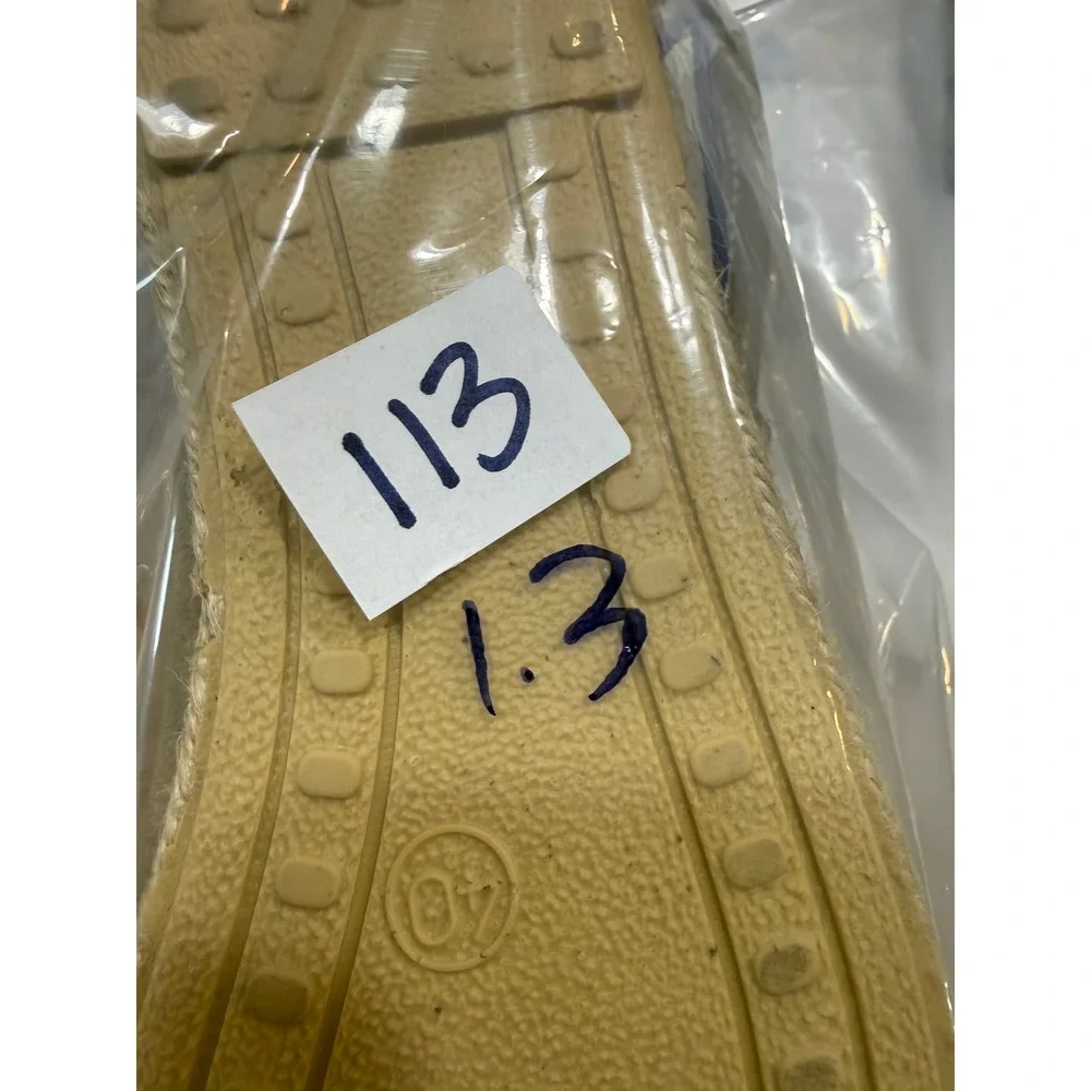 Verbenas Clara Taupe Suede Espadrille Loafers Made in Spain Womens Size 8 New